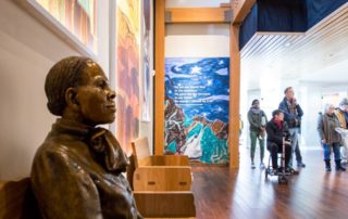 Inside the Harriet Tubman Visitor Center