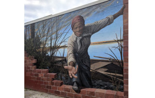 Harriet Tubman Mural in Cambridge, MD. Photo by Beat the Rush Delivery