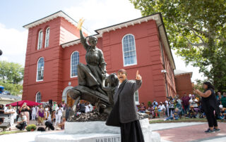 Dedication of 'Beacon of Hope' by Wesley Wofford - Cambridge, MD